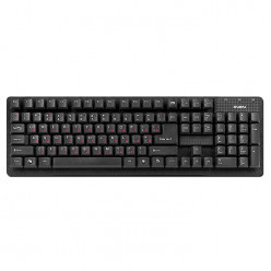 Клавиатура SVEN Standard 301, сенсорная мембранная, USB, черная